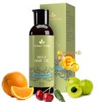 Avimee Herbal Keshpallav Amla Hair Oil | For Long & Strong Hair | With Vitamin E and Amla Seed Oil | Mineral Oil Free | 100 ml