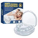 Snoring Aids for Men & Women, Adjustable & Comfortable Anti Snore Mouth Guard with Travel Case 1Pack, Anti Snoring Devices Soft Snore Stopper Mouthpiece