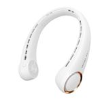 Morelax Neck Fan, Portable Neck Fan,Hands Free Bladeless Mini Fan with 360°Cooling Airflow, 3 Speeds Adjustable,Ultra Quiet Wearable, Suitable for Indoor Outdoor Travel Sports (White)