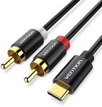 VENTION USB C to 2 RCA Audio Cable,