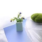 Fridge Stickers Creative Refrigerator Magnet Ceramic Vase Grass Plant Magnet Home Decoration Ornaments ( Color : Quartet ceramics , Size : Big )