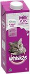 Whiskas Kitten & Adult Milk Plus Lactose Free 1 Litre, 8 Pack