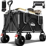 Overmont Collapsible Wagon Cart wit