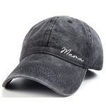Lichfamy Mama Hat for Women Boy Mom Hat Mama Gifts for Mothers Day Baseball Caps, Black-mama, One Size