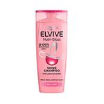 L'Oreal Elvive Nutri Gloss Shine Shampoo 250ml Pack of 6