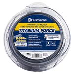 Husqvarna 639005102 string trimmer line .095-Inch 140ft spool Titanium Force, 095" x 140', Silver