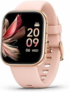 FITVII Health & Fitness Tracker (Answer/Make Calls), Smart Watch with 24/7 Heart Rate and Blood Pressure, Sleep Tracking, Blood Oxygen Monitor, 120+ Sport Mode Waterproof Activity Tracker