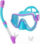 G2RISE SN02 Snorkel Set Adults - Scuba Mask Diving Goggles Dry Snorkeling Gear with Breath Easy Airflow Tech & Anti-Fog Design（Comes with an Extra Mouthpiece）