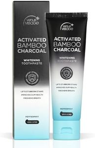 Venus Visage Activated Charcoal Toothpaste - Black Toothpaste for Whitening Teeth