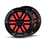 Rockford Fosgate M1-8B Color Optix Marine 2-Way 8-Inch Speaker Set of 2, Black