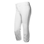 RIP-IT Women's 4-Way Stretch Softball Pants (White, Large)