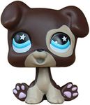 LPSCB Custom-Made Baby for Great Dane #817 Dog Star Eyes Brown Body 1 Inch Puppy Bobble Head Mini Pet Shop Toys