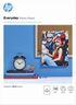 HP Q2510A, A4/210 x 297 mm, Everyday Glossy Photo Paper, 200 gsm, 100 Sheets, White