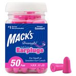 Mack's Ear Care Dreamgirl Soft Foam Earplugs, 50 Count