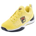 Fila Women`s Speedserve Energized Tennis Shoes Limelight Navy, Yellow, 8 UK