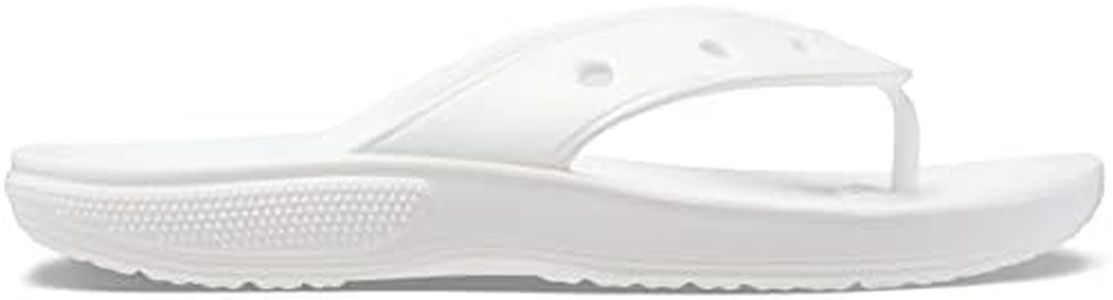 Crocs Unisex Adult Classic Flip, White, US M8W10