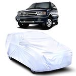 DREAM STORE - Water Resistant - dust Proof - car Body Cover for Compatible with Tata Safari Dicor car Cover - Water Resistant UV Proof - car Body Cover (Silver with Mirror)