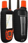 kwmobile Case Compatible with Garmin Astro 430 / Astro 320 - GPS Handset Navigation System Soft Silicone Skin Protective Cover - Black