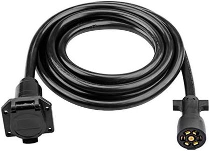 RVGUARD 7 Way Trailer Extension Cord 12 Feet