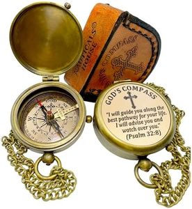 NAUTICALS HOUSE Religious Gift, God’s Compass, My Soul, My Treasure, My Today, My Tomorrow, Christian Gifts for Men, Catholic Gifts, My Forever, Confirmation Gift Ideas, Baptism Gifts. (GOD’S COMPASS)