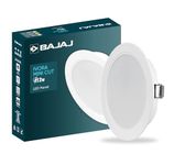 Bajaj Ivora 12W Recessed Down Light for Ceiling| False Ceiling Required | Cut Out - 4 inch | Cool Day Light | Energy Efficient | 2 KV Surge Protection | for Home, Living Room, Bedroom, Kitchen