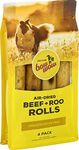 Bow Wow, Beef and Roo Rolls, Dog Treats, 4 pack, All Natural