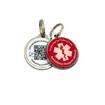 Pet Dwelling Smart NFC - QR Code Emotional Support Animal ESA Pet ID Tag - Dog Tags and Cat Tags: Instant Online Profile Access and Scan Location Email Alerts