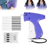 OHVBAEON Stitchy Quick Clothing Fixer, Stitch Gun for Clothes, Mini Stitch Gun for Sewing Tagging Gun for Clothing Handheld Mini Sewing Machine Zip Stitch (Purple)