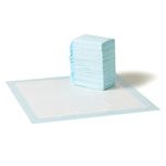 Amazon Basics Dog and Puppy Training Pads, Leakproof, 5-Layer Design with Quick-Dry Surface, Regular, Pack of 30, Blue