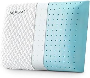 NOFFA Almohada Fria Gel Memory Foam Pillow, Niños Pequeños Almohada Boca Abajo, Almohada Baja de Espuma Viscoelástica, Travesseiro Almohada de Cama Estándar
