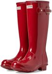 Hunter Kids Unisex Original Kids' Gloss Rain Boot (Little Kid/Big Kid), Vital Burgundy, 13 Big Kid