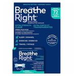 Breathe Right BR Clear Nasal Strips 72 Ct