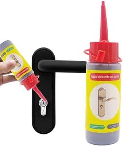 LuckEcho 180ml Graphite Lubricant | Lock Cylinder Lube Powder, Lubricant for Keyhole with No Dust, Home Products for Window Guides, Car Locks, Bearings, Keys, Door Guides & Anti-Theft Door Lock Hinge