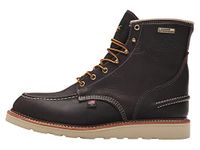 Thorogood Mens 6" Moc Toe WP Non Safety Leather Dark Brown Boots 8.5 UK