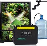 Pektiftn Reptile Humidifiers Smart Misting System,Touch Screen Reptile Mister Fogger with Timer,Automatic Reptile Fogger for Terrariums with 360°Nozzles