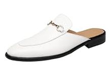 ELANROMAN Mens Loafers Mules Backle
