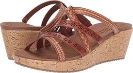 Skechers womens Slide Wedge Sandal,