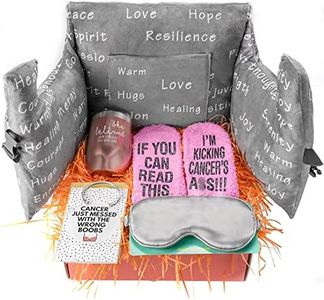 Breast Cancer Gifts for Women, Get Well Soon Gifts for Women, Breast Cancer Awareness Care Package with Mastectomy Pillow