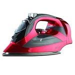 Brentwood Appliances MPI-59R Steam Iron with Retractable Cord, Red, Non-Stick