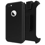 SEIDIO OBEX Waterproof Cover Case with Holster Combo for Apple iPhone 6 Plus - Black/Grey