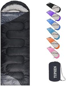 tuphen Camping Sleeping Bag for Adults Kids - 3-4 Seasons Warm Cold Weather - Waterproof Sleeping Bags for Hiking Backpacking Outdoor - Lightweight Summer Winter Packable Travel Gear