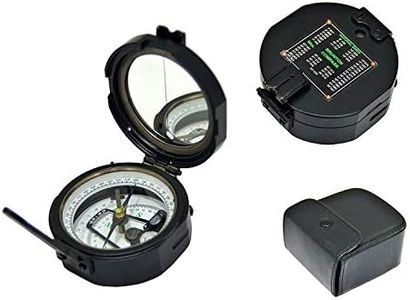 Brass Geological Brunton Compass Transit Survey Compass, for Survey Testing & Measuring