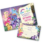 Little Pony Party Invitations Pack & Envelopes (WRITE ON) Click customize for prices