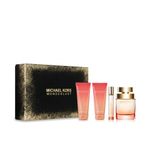 Wonderlust by Michael Kors for Women - 4 Pc Gift Set 3.4oz EDP Spray, 3.4oz Body Lotion, 3.4oz Shower Gel, 0.33 oz EDP Spray