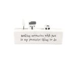 East of India Porcelain Scene Making memories with you is my favourite thing to do Keepsake Gift