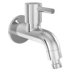 ALTON GRCL3965-WM, Brass Washing Machine Bib Cock with Wall Flange | Washing Machine Tap | (Chrome)