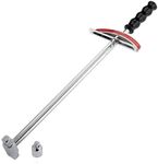 Tooluxe 03703L 3/8" and ½" Dual Drive Beam Style Torque Wrench, Hardened Steel 0-150 Ft. Lbs.