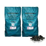 The Charcoal Chef's 24KG of Premium Grade Large Lumpwood Restaurant Cooking Charcoal (140L)