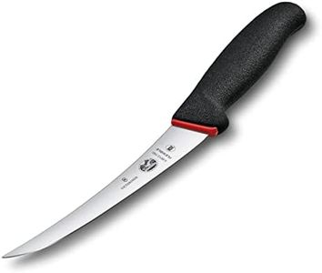 Victorinox Fibrox Curved Flexible Narrow Blade Boning Knife, Black, 5.6613.15D