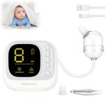 Baby Nasal Aspirator, Electric Nose Aspirator with 9 Levels of Suction, Baby Nose Unblocker with Lights and Music, Efficient Cleaning of Nasal Mucus, Large-Capacity Liquid Storage Tank